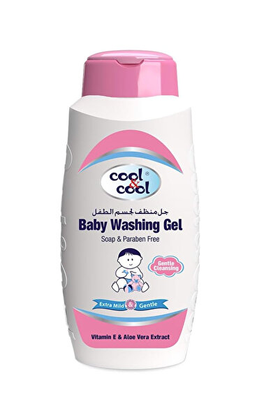 COOL & COOL Baby Washing Gel- 250ML - Head to Toe Baby Bath, Dye Free,Tear Fr...