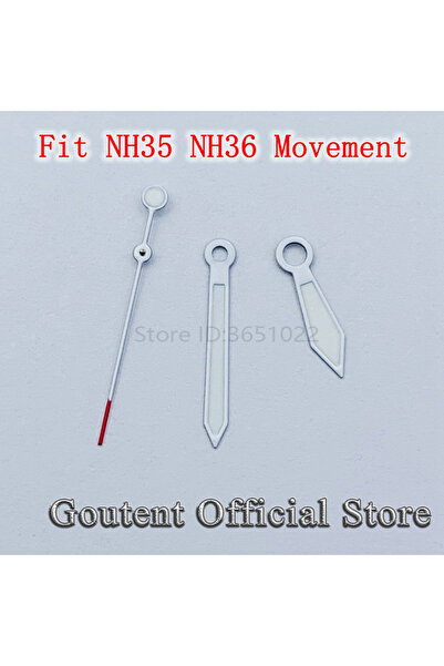 choice2 A1-fit nh35 nh36 Goutent ساعة يد خضراء مضيئة باللون الأسود والأبيض تن...