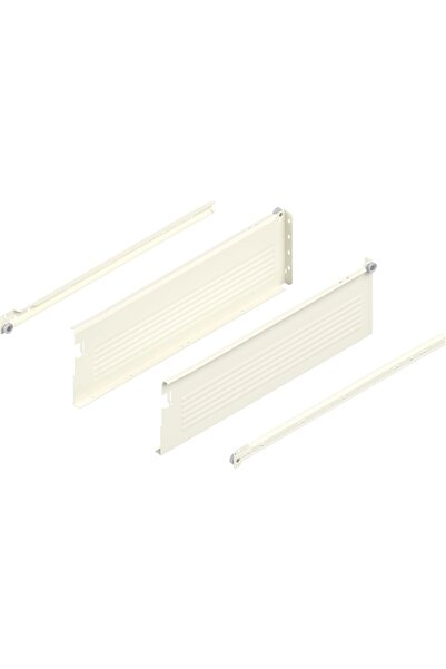 OEM Sertar Blum Metabox 450 mm, inaltime K, extractie partiala, Alb