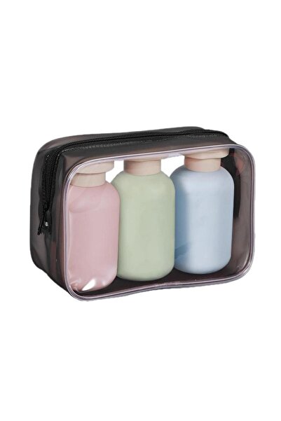 Choice 3pcs a set 3pcs 100ML Silicone Travel Press Pump Dispenser Bottles Acc...