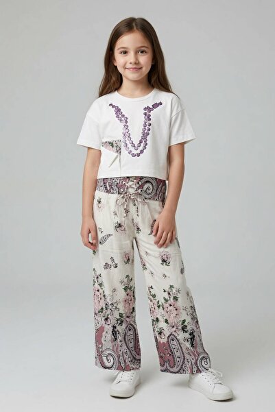 Kids Club Necklace Printed Girls' Set