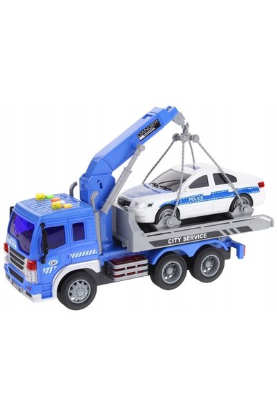 Nobo Kids Autospecială de tractare Asistență rutieră Macara Mașină Poliție Ma...