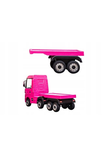 LeanToys Cărucior pentru păpuși Alice, gri-turcoaz cu buline