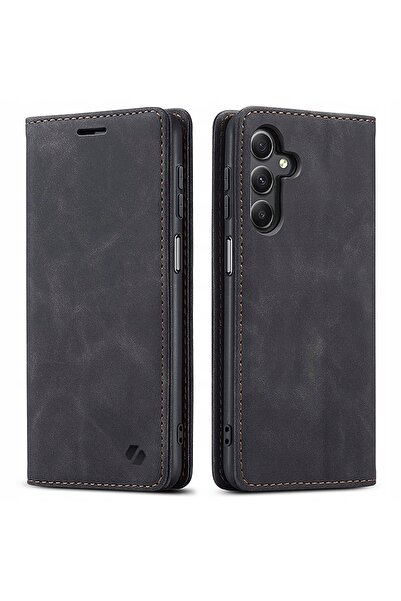 NO BRAND Husă tip carte pentru Galaxy M15, Spacecase Portofel, Moale, Piele