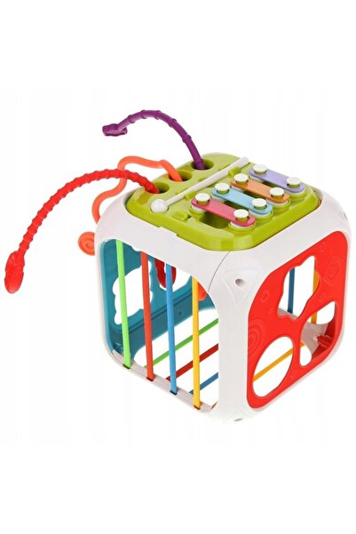 Nobo Kids Cub senzorial educativ, sortator de blocuri 7 în 1