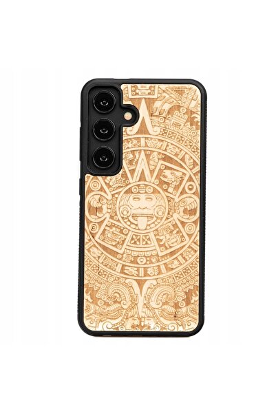 BewooDesign Husă din lemn Bewood pentru Samsung Galaxy S24 AZTECKI KALENDARZ ...