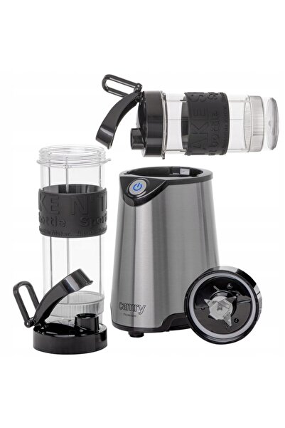 CAMRY Blender personal 800W cocktail smoothie inox 2 recipiente zdrobește gheața