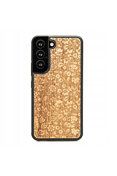 BewooDesign Husă din lemn pentru Samsung Galaxy S22 FLORI DE GRĂDINĂ ANIEGRE