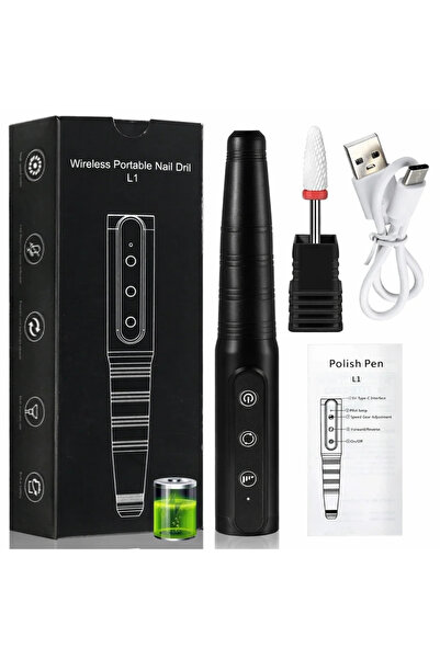 Omniax Kablosuz Elektrikli Tırnak Törpüsü Şarjlı Profesyonel Manikür Pedikür ...
