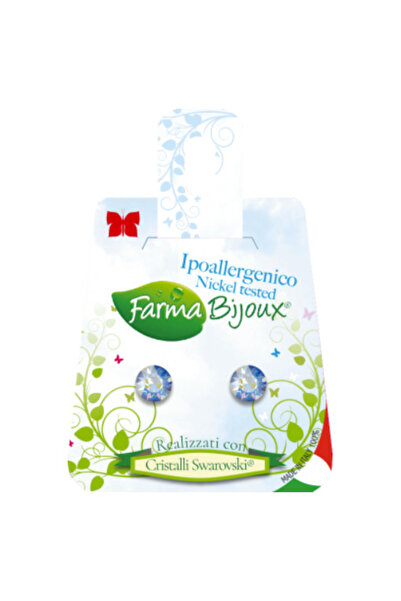 Farma Bijoux Υποαλλεργικά Σκουλαρίκια Xirius Cristalli Swarovski ®   Απαλή σα...
