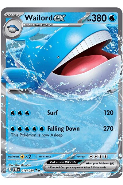 Pokemon TCG ويلورد إكس # 16 بطاقة بوكيمون بيتش بلاك الأصلية
