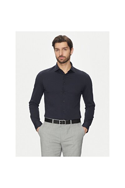 Michael Kors Cămașă bărbătească MD0MD91498 Bleumarin