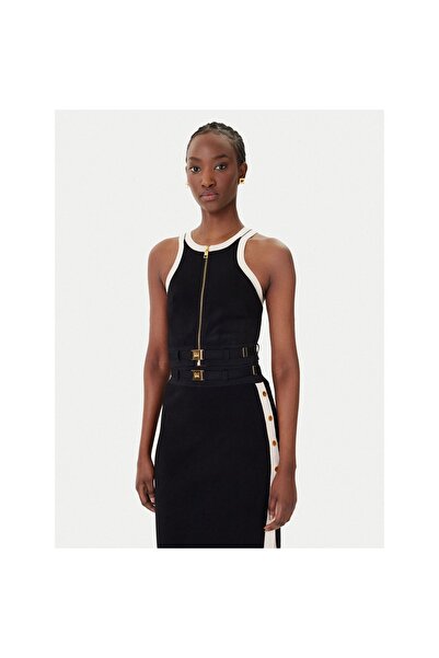 Elisabetta Franchi Top de damă TK71S61E2 Negru