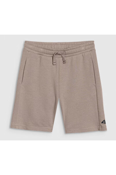 4F Pantaloni scurți de antrenament pentru băieți de 7-8 ani, 128 cm - bej