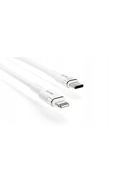 NO BRAND Cablu USB Typ-C - Lightning XLINE 30W 3m Alb