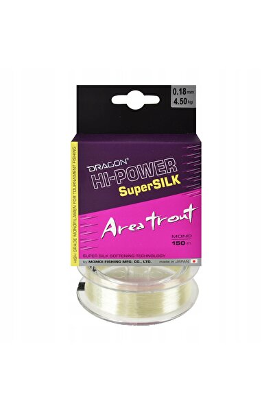 NO BRAND Fir DRAGON Hi-Power Supet Silk Area Păstrăv 0,18 mm / 150 m Verde de...