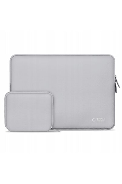 NO BRAND Husă laptop TECH-PROTECT Neoslim 13-14 inch Gri + Geantă accesorii
