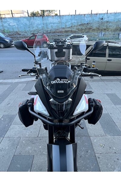 ZEUS MOTOR 23-24 Honda Transalp Xl750 Şeffaf Ön Cam Zeus 51cm Motosiklet Camı
