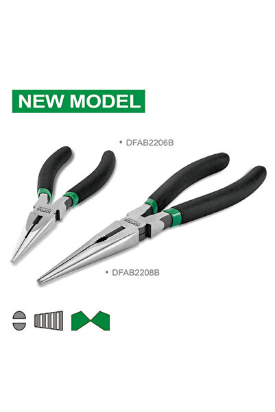 TOPTUL Cleste cu varf lung 8 inch