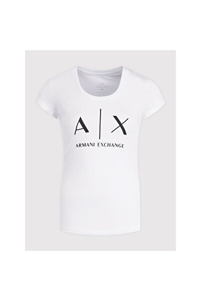 Armani Exchange Tricou de damă 8NYT70 YJ16Z Alb