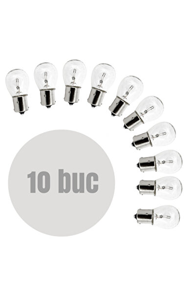CarGuard Bec MTR P21W 12V 21W BA15s Set 10 buc