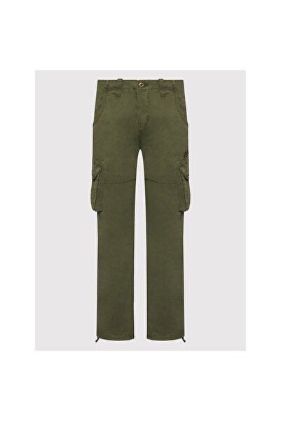 Alpha Industries Pantaloni bărbați din material textil 101212 Verde