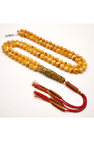 Generic Shoabi Kaliningrad Amber Rosary 99 Beads 9mm Butterscotch Prayer Bead...