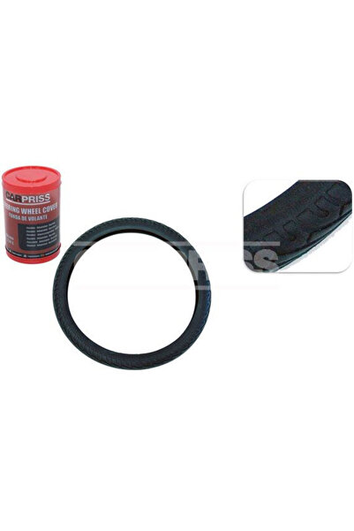 CARPRISS Black Silicone Steering Wheel Cover 37-45 CM Model TIRE