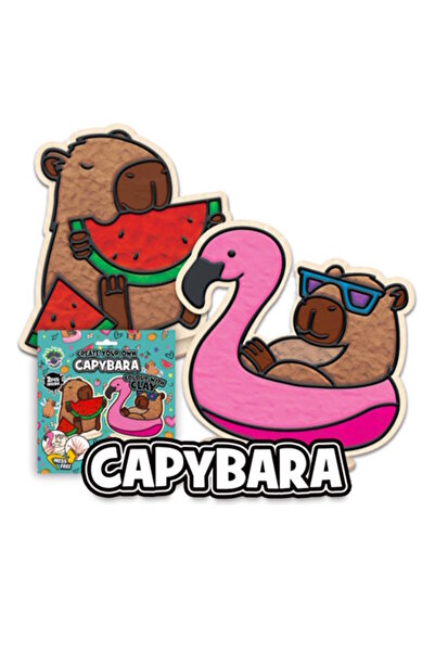 OEM Splat Planet Mess-Free Σετ Χειροτεχνίας με Πηλό "Capybara"