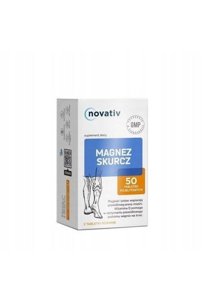 NO BRAND Vitamine și minerale complex NOVATIV Magnez Skurcz (50 comprimate)