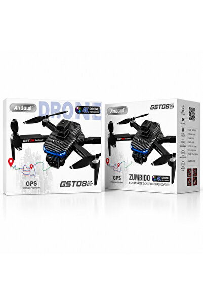 VTM Дрон с GPS и двойна 4K HD камера, WiFi FPV, обхват на управление 2–3 км, ...