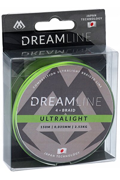 Mikado Plecionka Dreamline Ultralight 0.035 mm / 150 m Verde