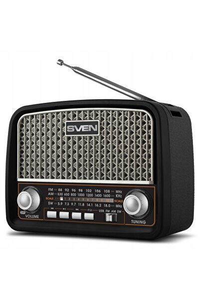 NO BRAND Radio SVEN SRP-555 Negru-argintiu
