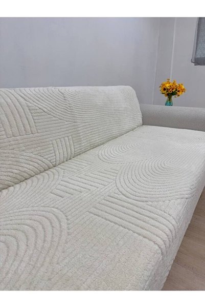 elyar Non-Slip Sole Sponge WELSOFT Sofa - Sofa Bed Cover 170x210 ( 1 item ) cream color