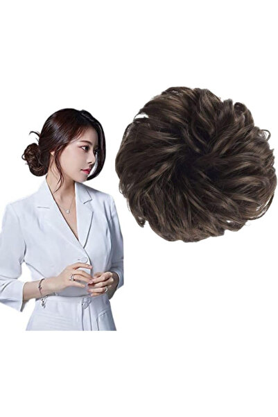 Estelle Messy Bun Scrunchie with Elastic Rubber Band, Updo Chignon Donut Pony...