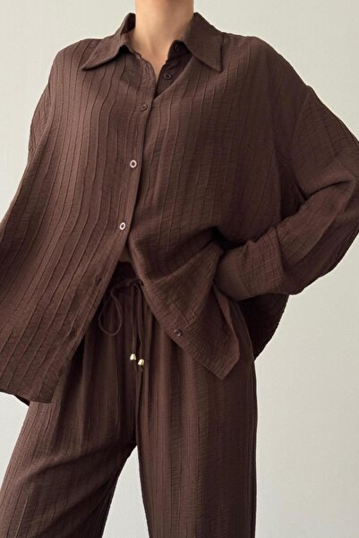 Quzu 26Ygml01849 Striped Women's Shirt