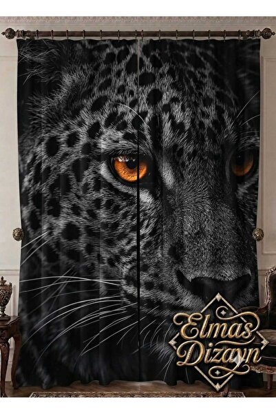 Elmas Dizayn Special Production Brand 240*280 cm Double Wing Background Curta...