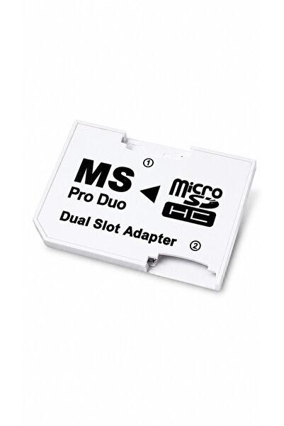 ULTRATEKNO MS Pro Duo Memory Stick Adaptörü microSD - microSDHC Kart Dönüştürücü PSP ve Sony Cihazlarla Uyumlu