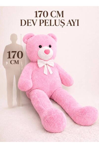 bycollectionluxury 170Cm Dev Peluş Ayıcık Premium Hediyelik Ayı