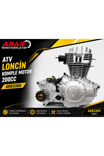 Arar ATV LONCİN KOMPLE MOTOR 200CC -ARR3309