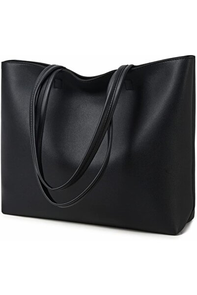 Generic Ladies Tote Bags Simple PU Leather Handbags Work School Shopping Bags...