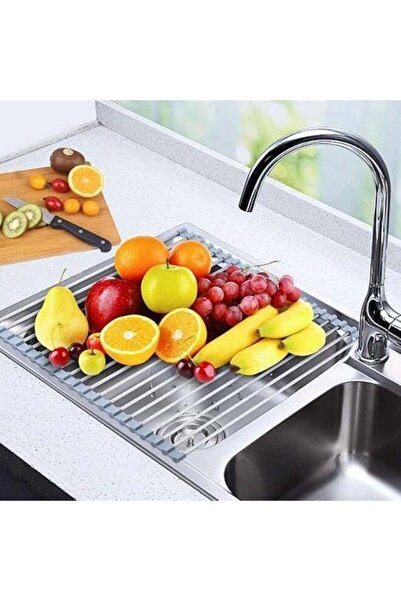 Hexar Over The Sink Dish Drying Rack, Roll up Sink Dish Drainer Rack Multipur...