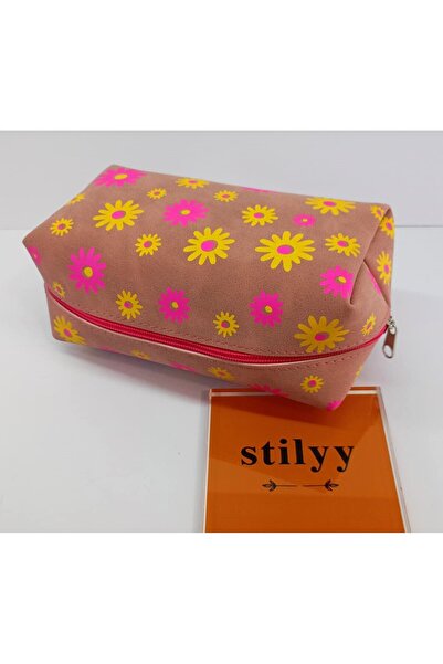 stilyy Floral Patterned Makeup Bag