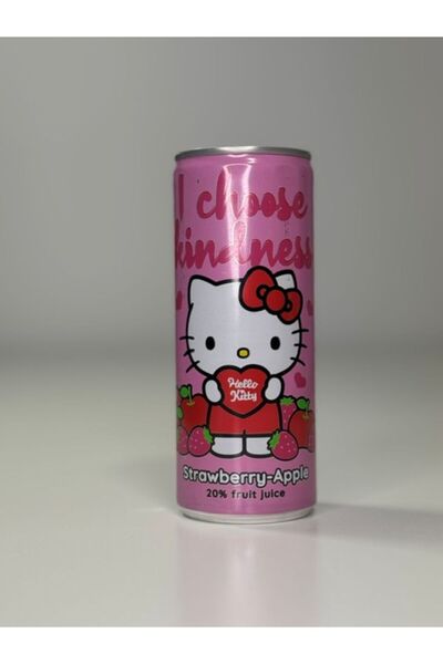Hello Kitty Suc cu aromă de căpșuni și mere
