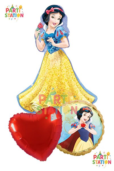 Parti Station Snow White Balloon Set 3 Pieces Snow White Foil Balloon
