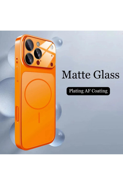 Chinastore AG Glass Nano Matte Magnetic Case For iPhone 17 Pro Max Phone Case...
