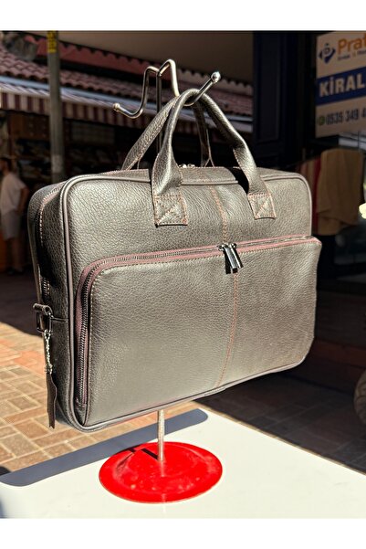 Mocikon Genuine Leather Handmade Unisex Laptop & Document Travel Bag