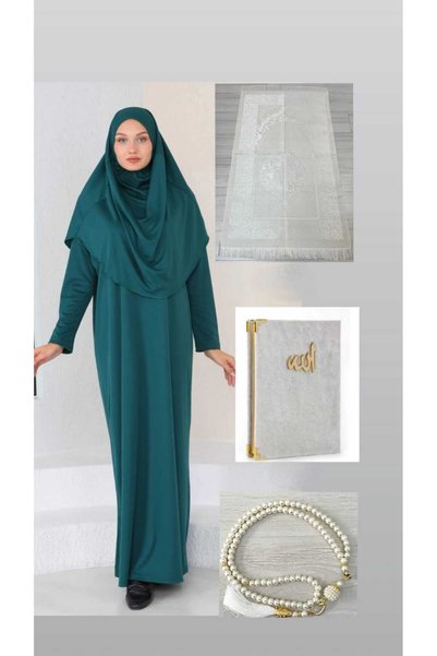 ELİF&ASLI Practical One-Piece Prayer Gown with Prayery, Prayery Set, Prayery,...