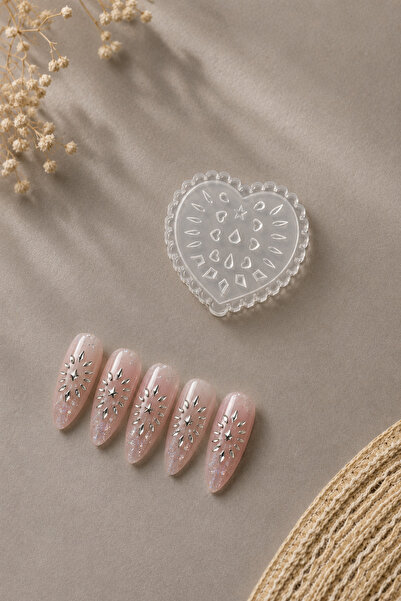 Easy Beauty Nail Art Silikon Kalıp 3D Nail Art Desen Kalıbı, Tırnak Süsleme D...