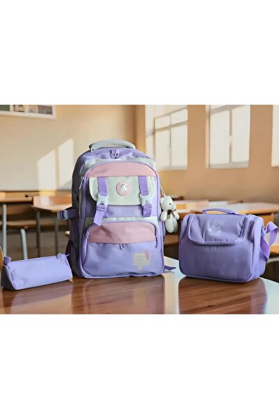 astral kids Astral Collection Level Ortopedik İlkokul ve Ortaokul 3'lü Sırt Ç...